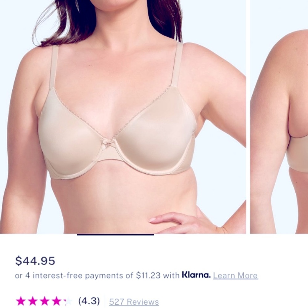 WHITE Body by Victoria Victoria's Secret Demi Bra